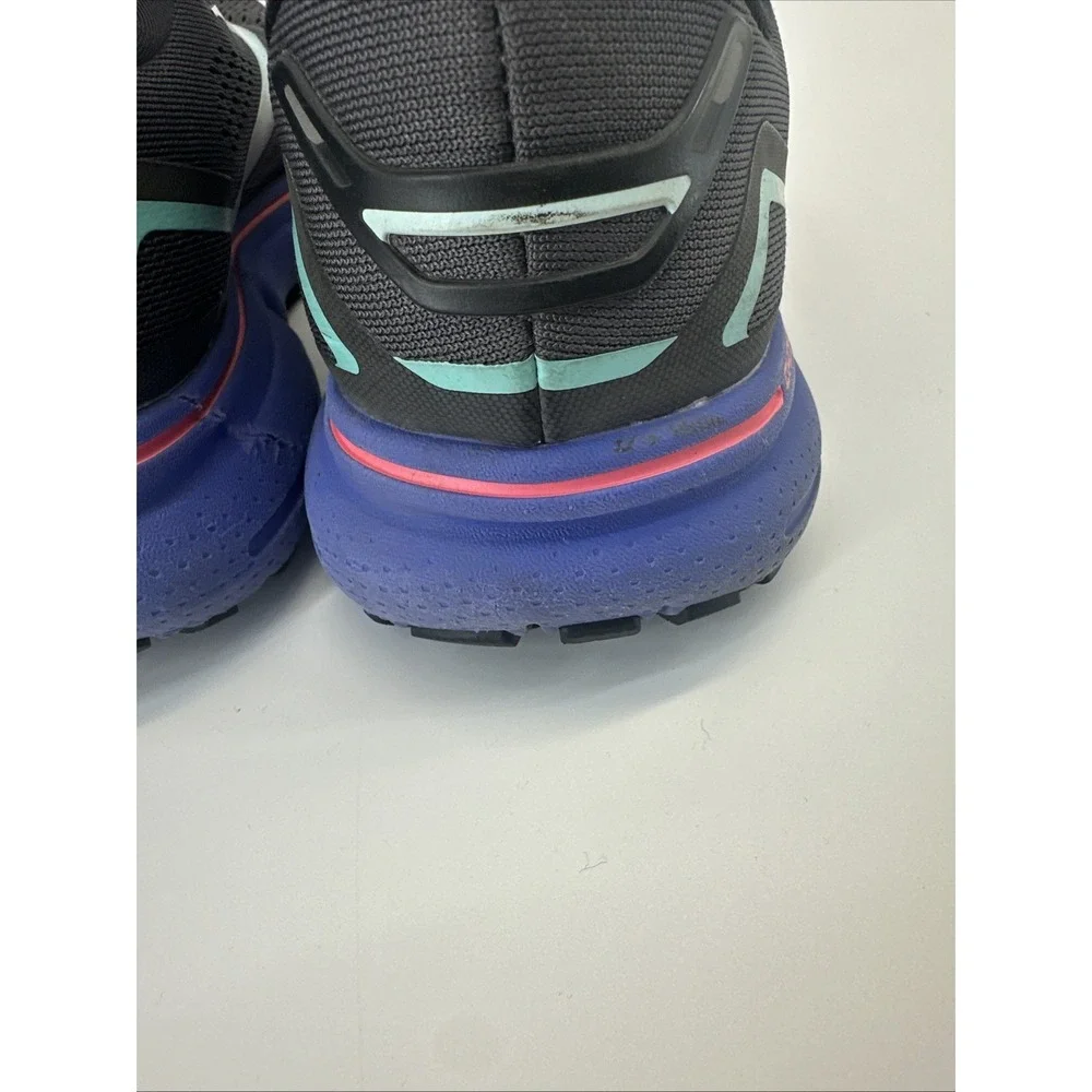 Brooks Ghost 15 Womens Running Shoes Size 8.5 Gary Pink Blue Sneakers 1203801B07 - Picture 7 of 16